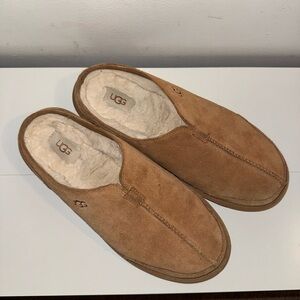 UGG Men's Brown Suede Slip-Ons